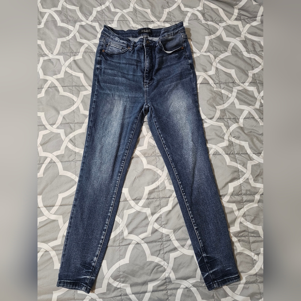 Judy Blue Skinny Fit Jeans Womens 11/30 Blue High Rise Stretch Denim JB88525